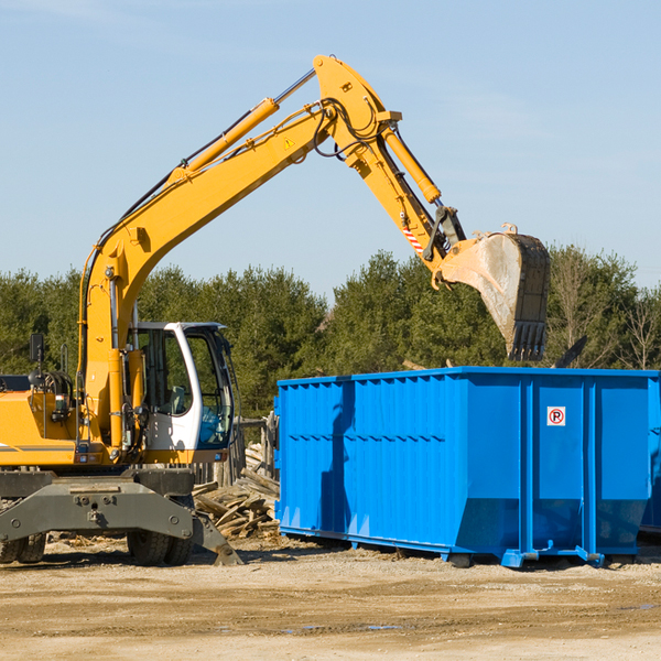 how many times can i have a residential dumpster rental emptied in St James MN